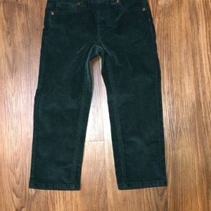 Corduroy Hunter Green Pants